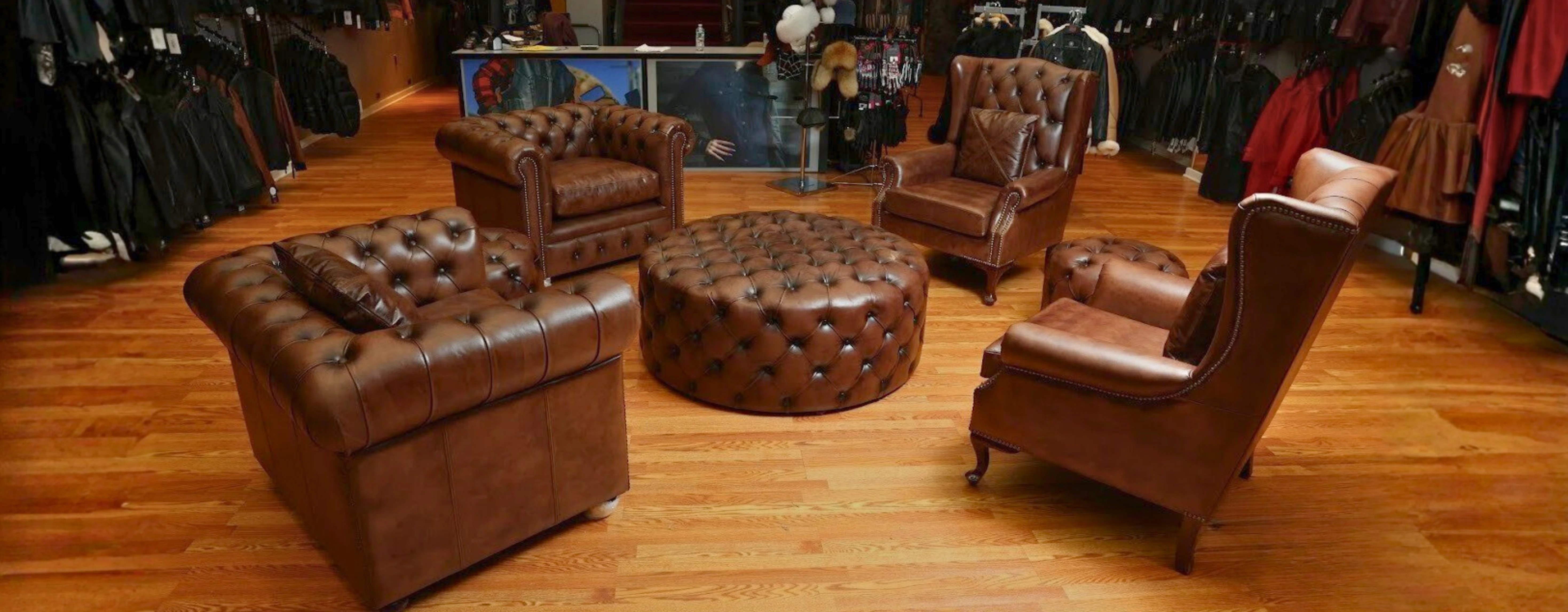 Leather sofa