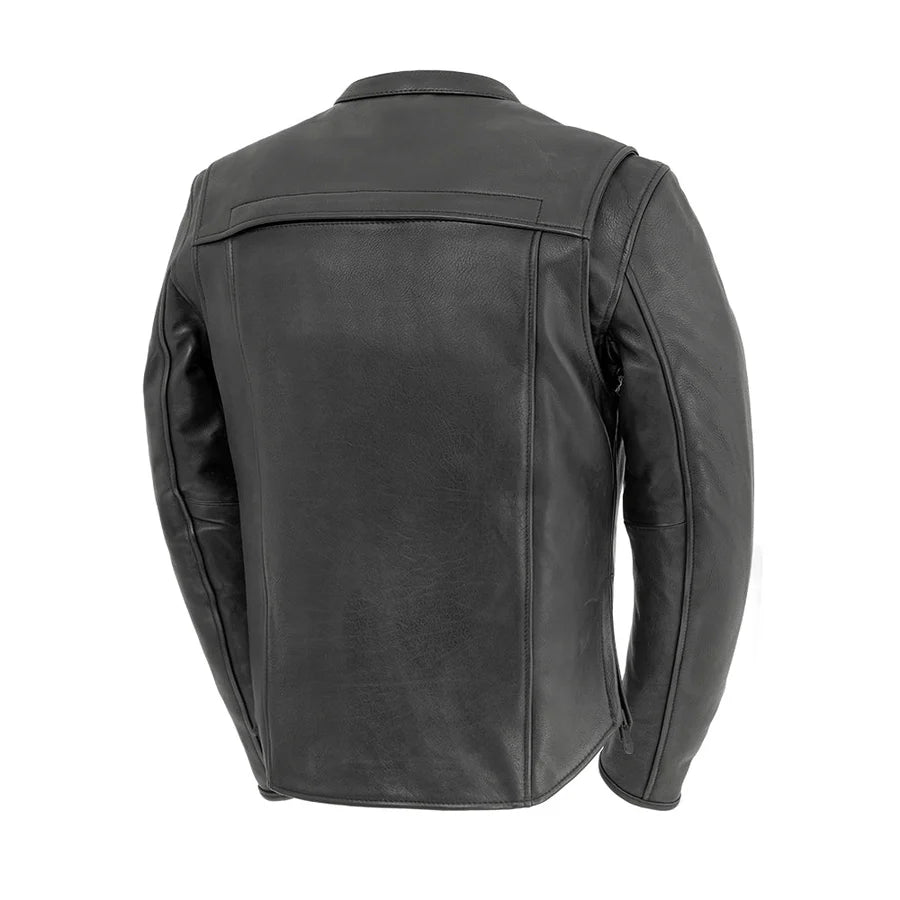 Image 4 of Compare color Renegade Rider Men’s Motorcycle Real Leather Jacket