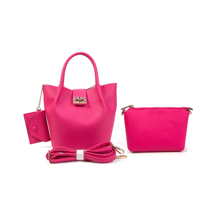 Image 3 of Faux Leather Mini Tote Bag