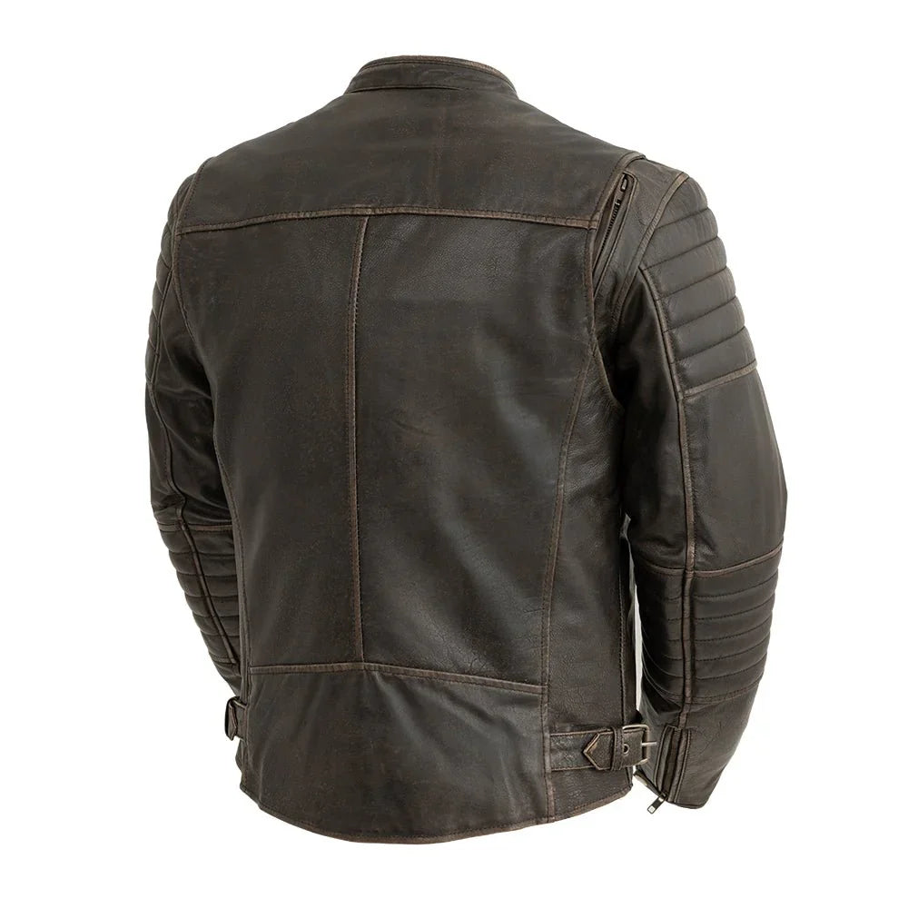 Image 5 of Broadway Icon Men's Leather Motorcycle Jacket