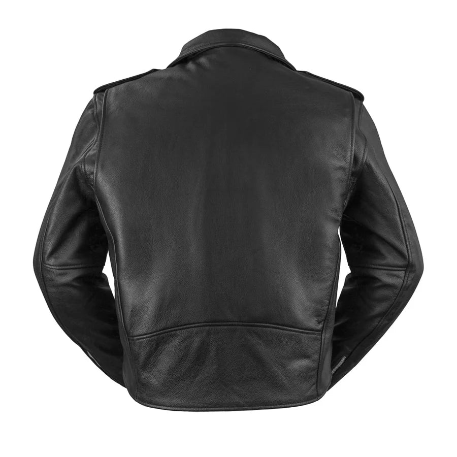 Image 4 of Frontier Flow Men's Motorcycle Leather Jacket