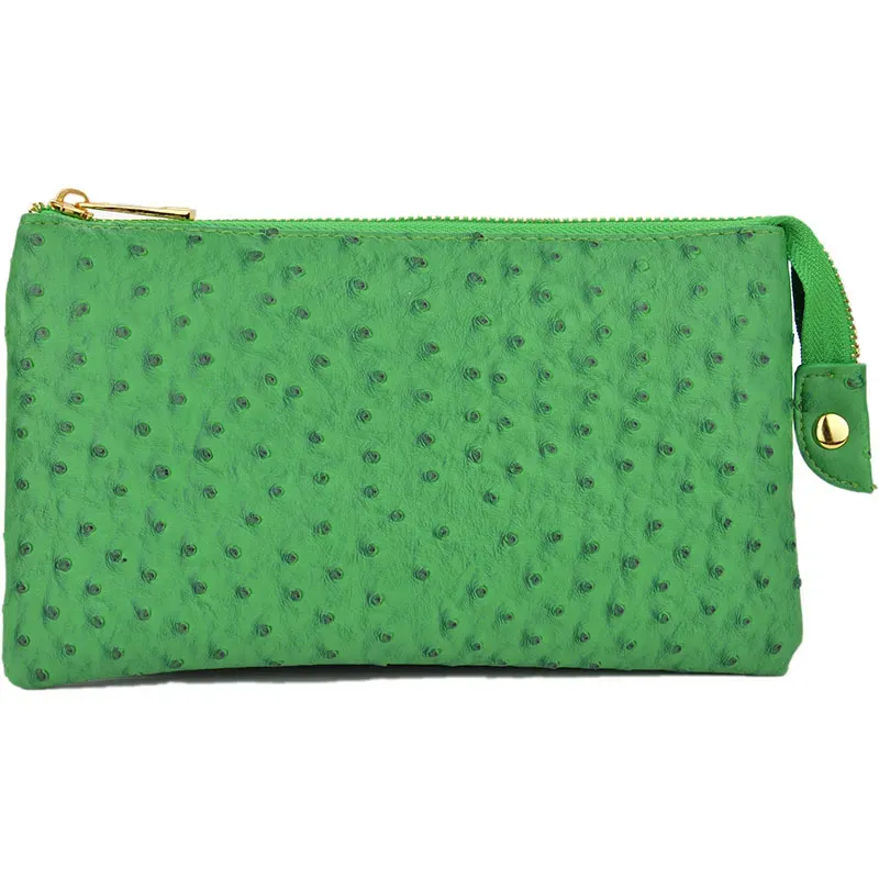 Image 3 of Faux Leather Middle Clutch Dotted