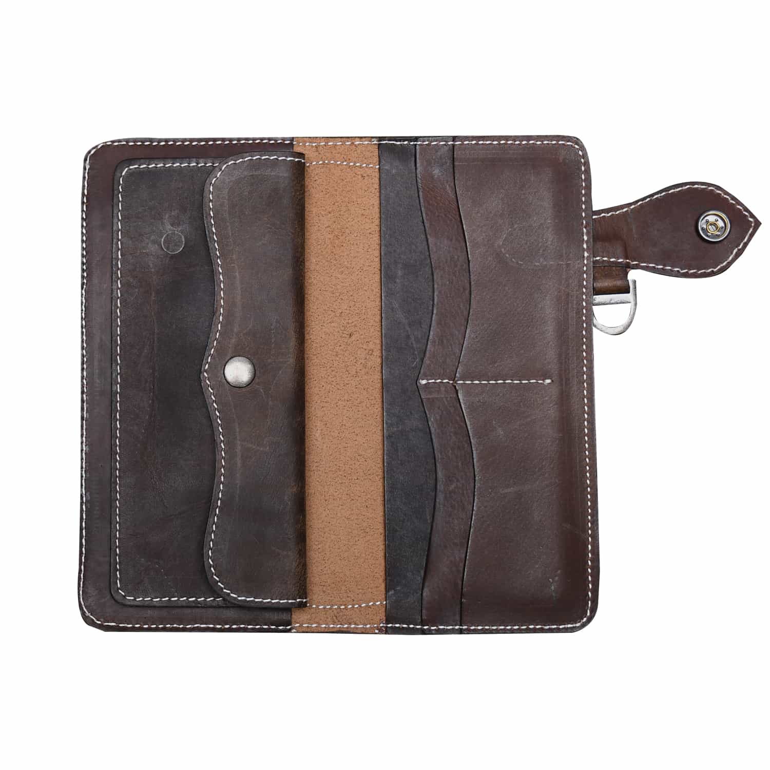 Image 3 of Breast Secretary Wallet Dark Brown