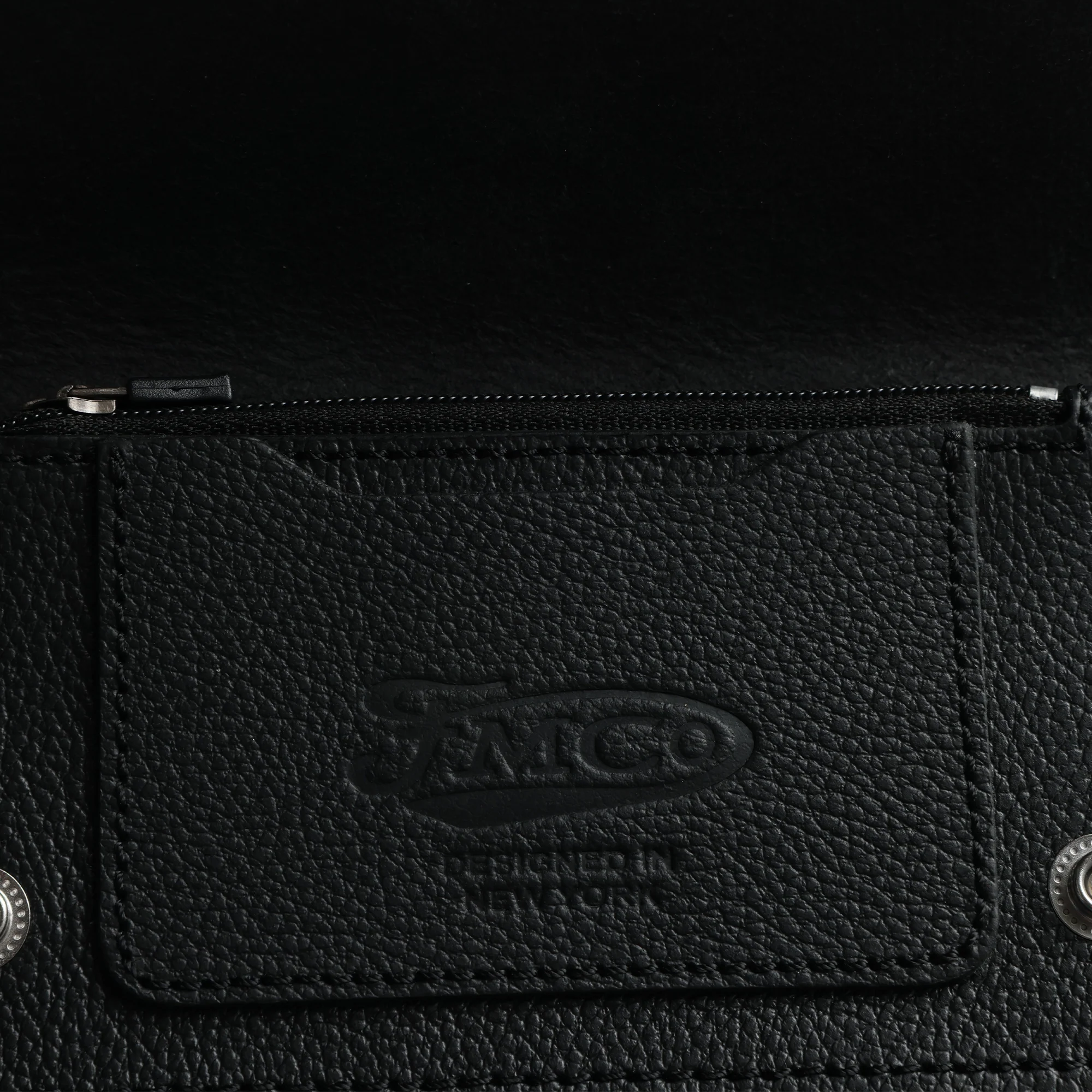 Image 4 of Pebble Small Leather Trucker Wallet