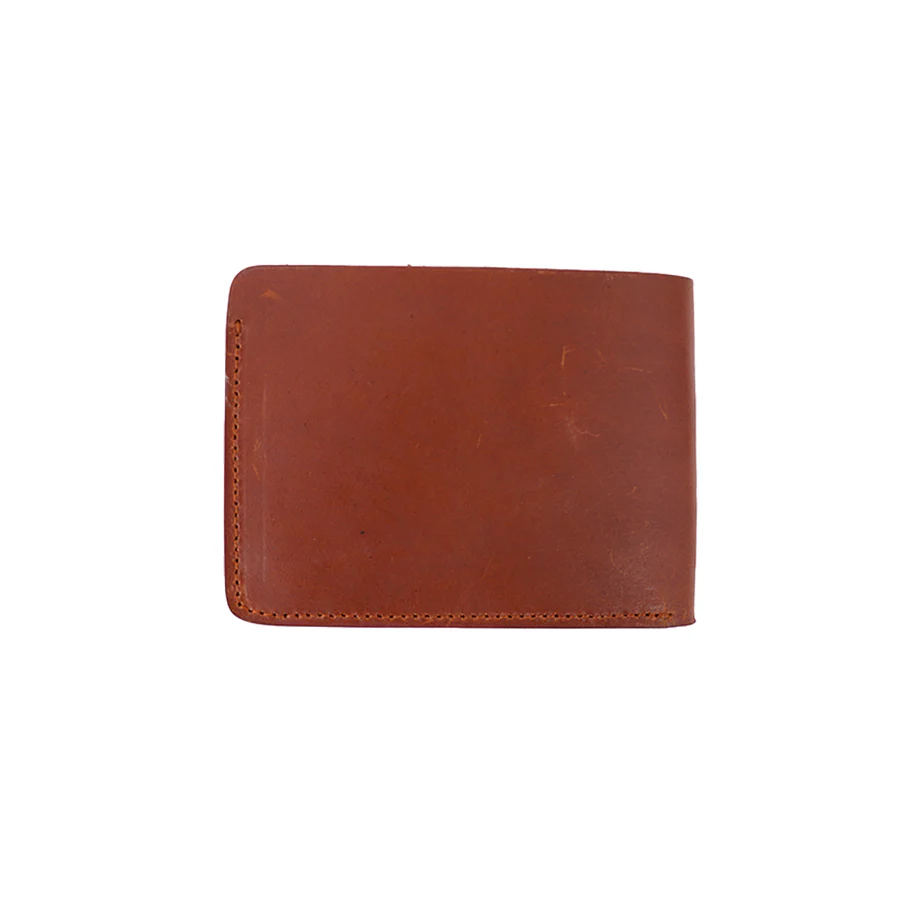 Image 3 of Bifold Wallet – Vegetable Tanned Leather Amber